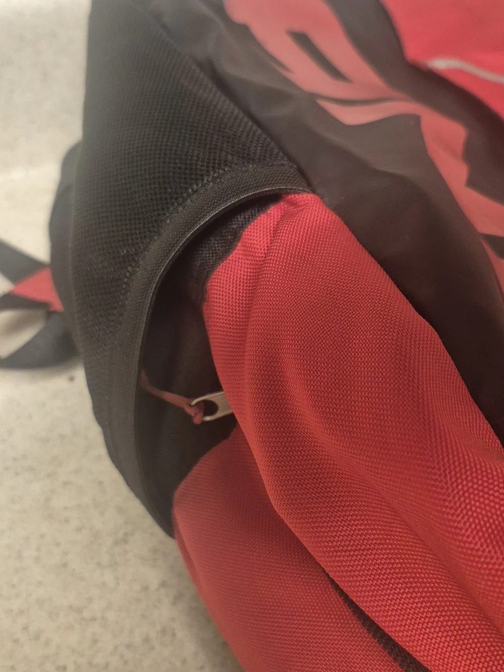 And1 Black & Red Backpack Book Bag Laptop Sleeve Basketball Logo
